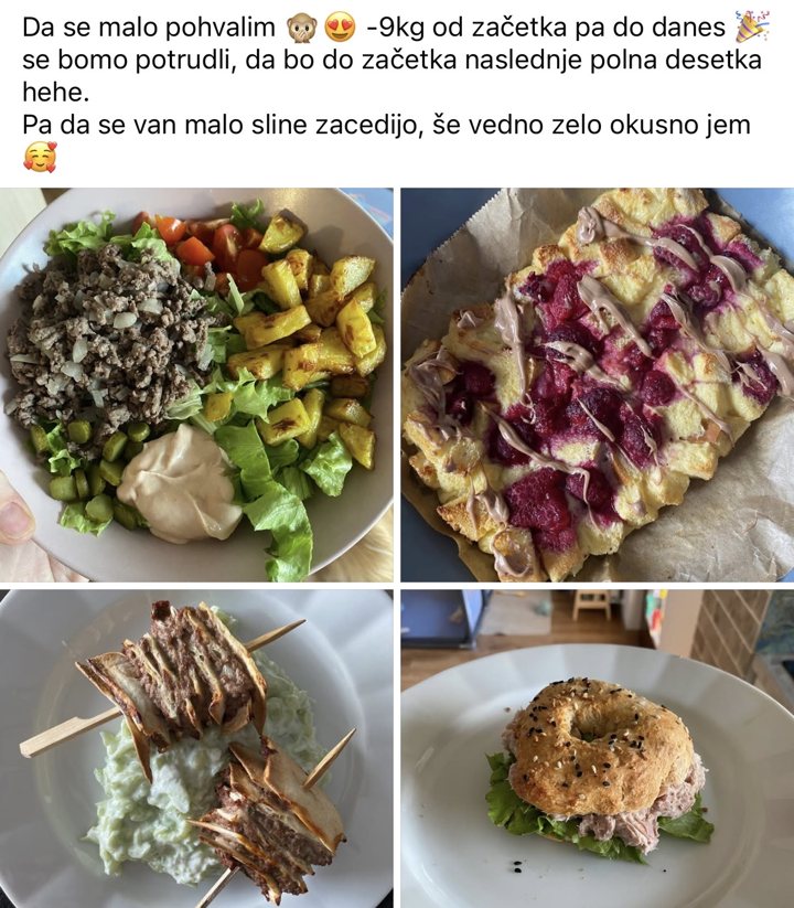 Objava članice v skupnosti Fit akademije