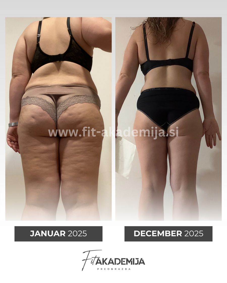 Preobrazba članice Fit akademije